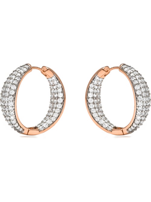 Boucles d'oreilles Luxenter et plaqué or 18k - Syuco - Kiabi Boucles d'oreilles Luxenter et plaqué or 18k - Syuco - Kiabi