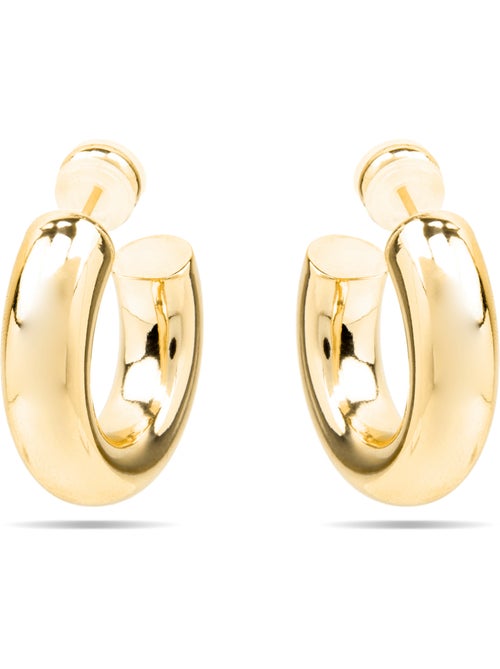 Boucles d'oreilles Luxenter et plaqué or 18k - Thea - Kiabi