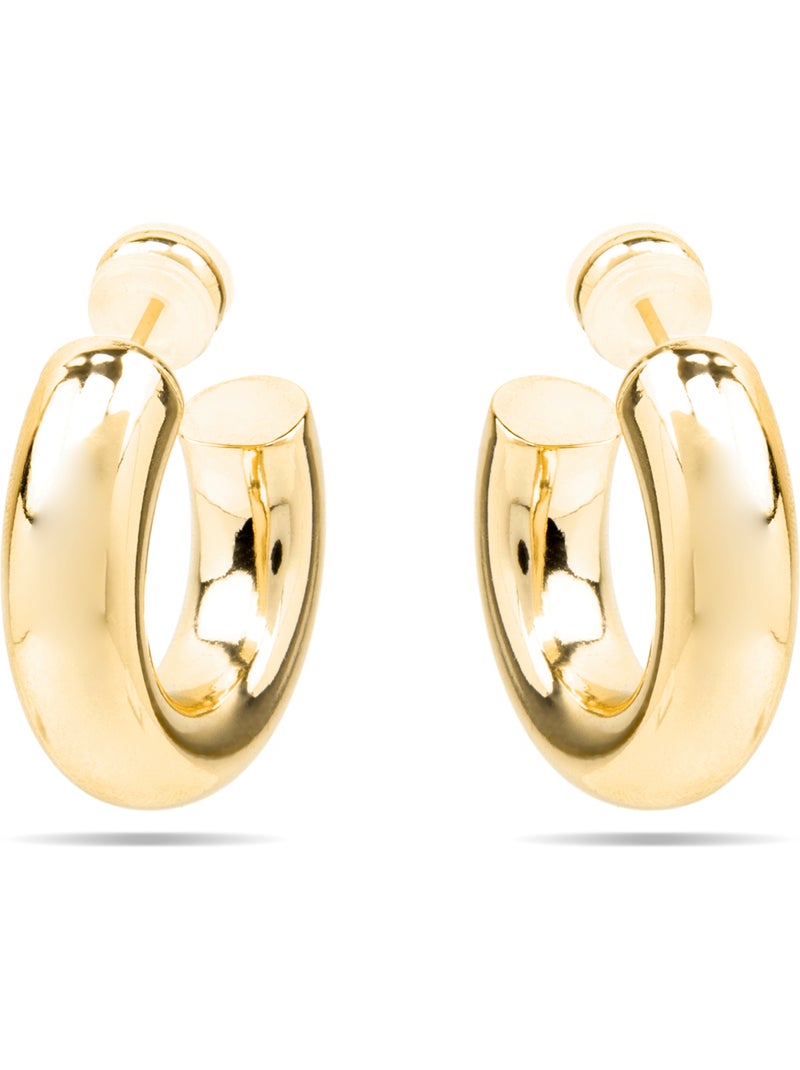 Boucles d'oreilles Luxenter et plaqué or 18k - Thea Doré/or - Kiabi