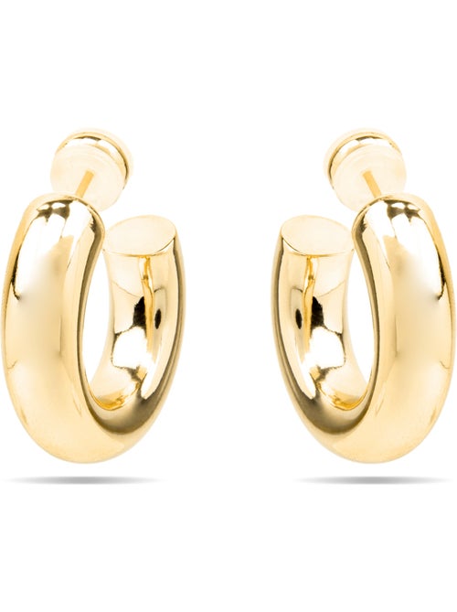 Boucles d'oreilles Luxenter et plaqué or 18k - Thea - Kiabi Boucles d'oreilles Luxenter et plaqué or 18k - Thea - Kiabi