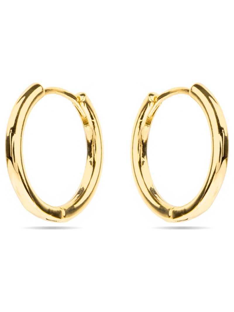 Boucles d'oreilles Luxenter et plaqué or 18k - Thibu Doré/or - Kiabi