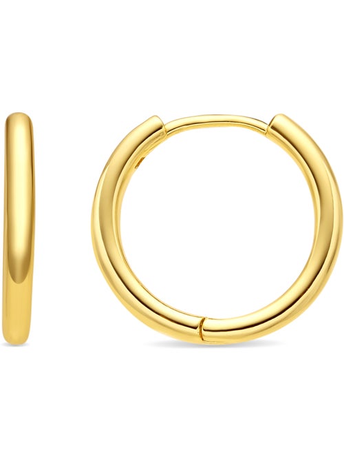 Boucles d'oreilles Luxenter et plaqué or 18k - Thibu - Kiabi