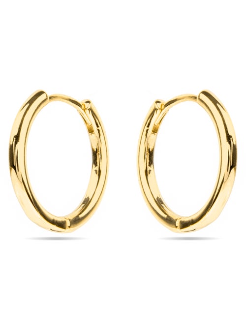 Boucles d'oreilles Luxenter et plaqué or 18k - Thibu - Kiabi