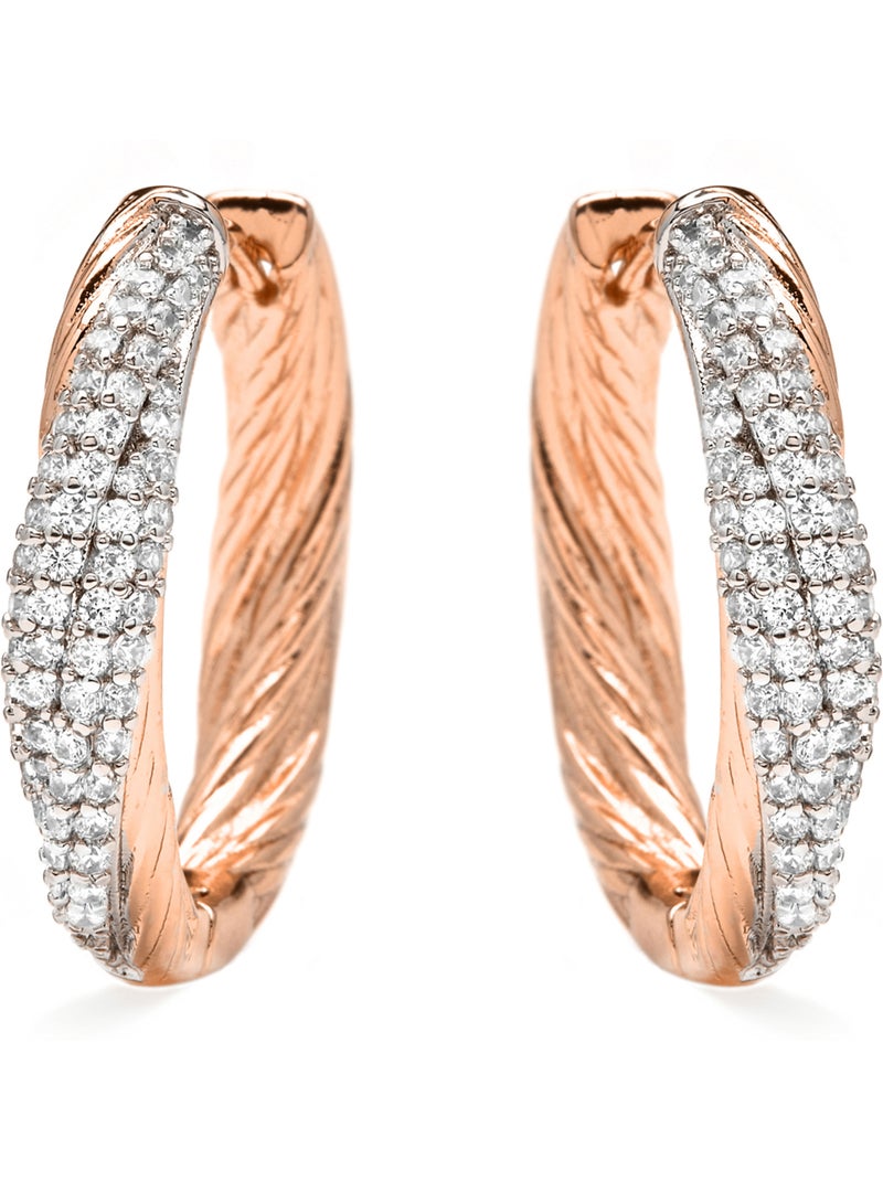 Boucles d'oreilles Luxenter et plaqué or 18k - Ugorma Argent - Kiabi