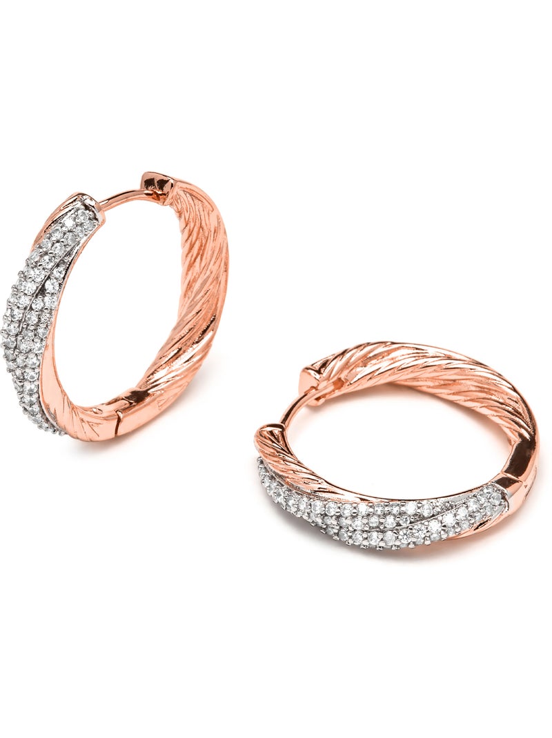 Boucles d'oreilles Luxenter et plaqué or 18k - Ugorma Blanc - Kiabi
