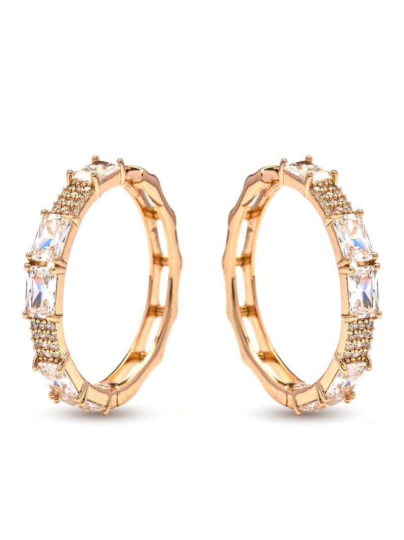 Boucles d'oreilles Luxenter et plaqué or 18k - Ulfan Argent - Kiabi
