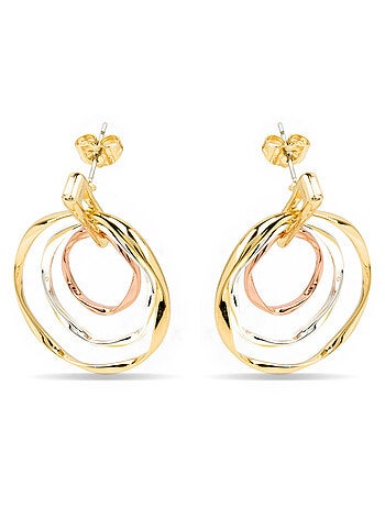 Boucles d'oreilles Luxenter et plaqué or 18k - Ushdao