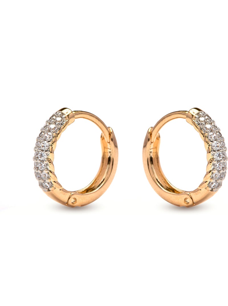 Boucles d'oreilles Luxenter et plaqué or 18k - Yssis Argent - Kiabi