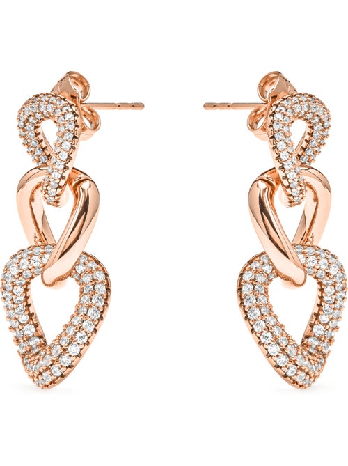 Boucles d'oreilles Luxenter et plaqué or 18k avec zircon - Lik - Kiabi Boucles d'oreilles Luxenter et plaqué or 18k avec zircon - Lik - Kiabi