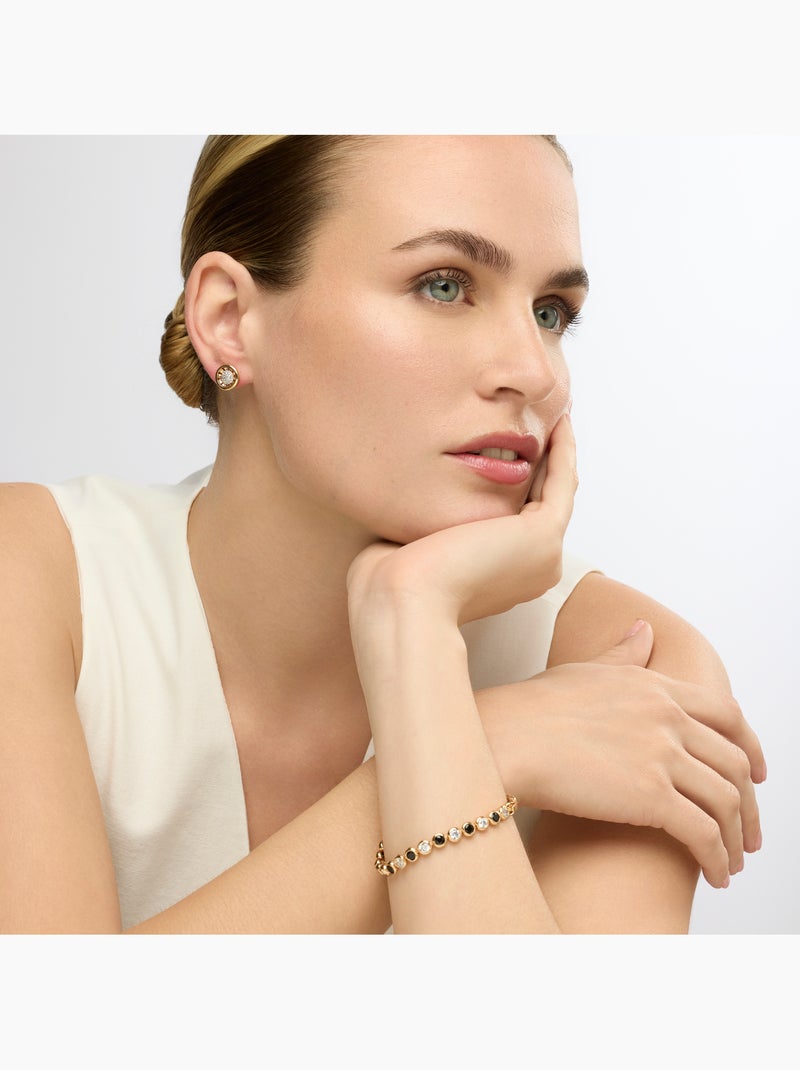 Boucles d'oreilles Luxenter et plaqué or 18k avec zircon brillant - Guhux Argent - Kiabi