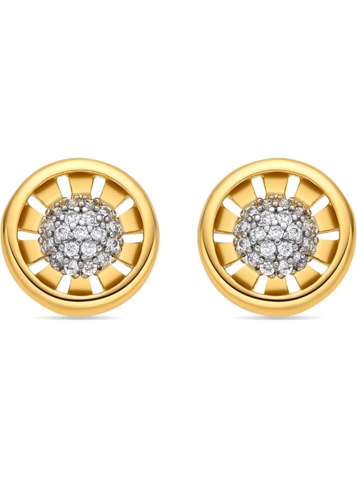 Boucles d'oreilles Luxenter et plaqué or 18k avec zircon brillant - Guhux - Kiabi Boucles d'oreilles Luxenter et plaqué or 18k avec zircon brillant - Guhux - Kiabi
