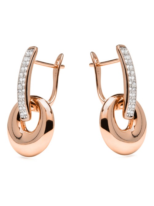Boucles d'oreilles Luxenter et plaqué or 18k avec zircons brillants - Kipol - Kiabi Boucles d'oreilles Luxenter et plaqué or 18k avec zircons brillants - Kipol - Kiabi