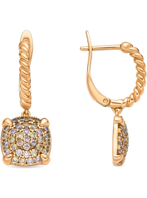 Boucles d'oreilles Luxenter et plaqué or 18k avec zircons brillants - Leza - Kiabi Boucles d'oreilles Luxenter et plaqué or 18k avec zircons brillants - Leza - Kiabi