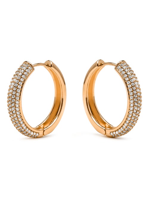 Boucles d'oreilles Luxenter et plaqué or 18k et zircon brillant - Mapris - Kiabi Boucles d'oreilles Luxenter et plaqué or 18k et zircon brillant - Mapris - Kiabi