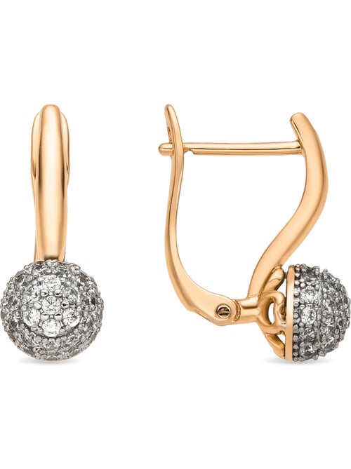 Boucles d'oreilles Luxenter et plaqué or 18k et zircon brillant - Mnio - Kiabi Boucles d'oreilles Luxenter et plaqué or 18k et zircon brillant - Mnio - Kiabi