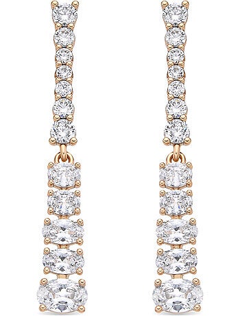 Boucles d'oreilles Luxenter et plaqué or 18k et zircon brillant - Raium