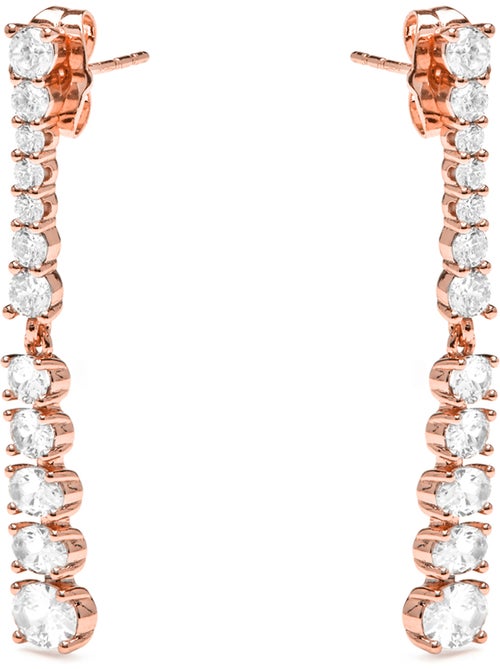Boucles d'oreilles Luxenter et plaqué or 18k et zircon brillant - Raium - Kiabi Boucles d'oreilles Luxenter et plaqué or 18k et zircon brillant - Raium - Kiabi