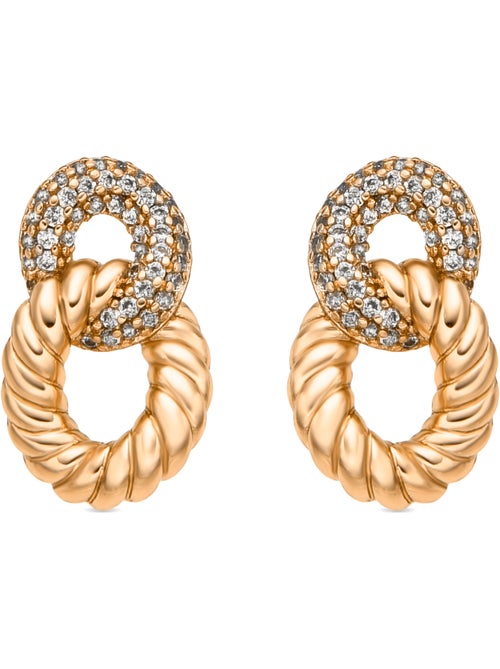 Boucles d'oreilles Luxenter et plaqué or 18k et zircon brillant - Ramcall - Kiabi Boucles d'oreilles Luxenter et plaqué or 18k et zircon brillant - Ramcall - Kiabi