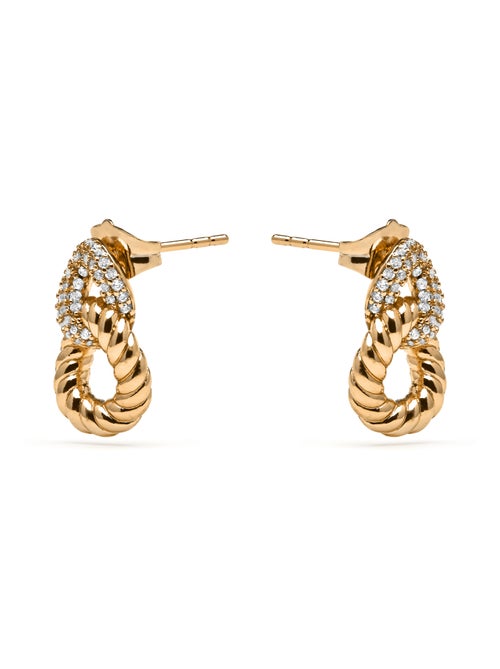 Boucles d'oreilles Luxenter et plaqué or 18k et zircon brillant - Ramcall - Kiabi Boucles d'oreilles Luxenter et plaqué or 18k et zircon brillant - Ramcall - Kiabi