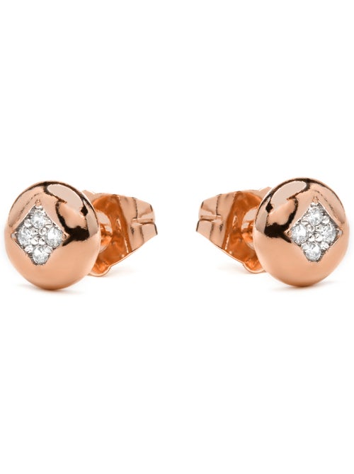 Boucles d'oreilles Luxenter et plaqué or 18k et zircon brillant - Tawil - Kiabi Boucles d'oreilles Luxenter et plaqué or 18k et zircon brillant - Tawil - Kiabi