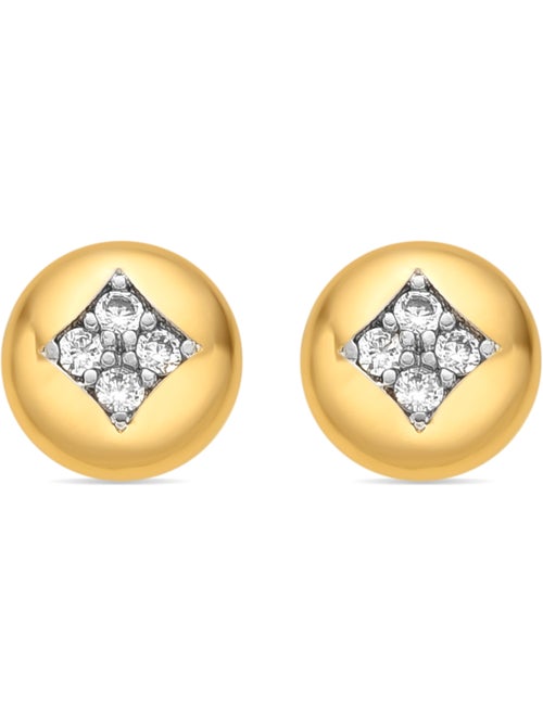 Boucles d'oreilles Luxenter et plaqué or 18k et zircon brillant - Tawil - Kiabi Boucles d'oreilles Luxenter et plaqué or 18k et zircon brillant - Tawil - Kiabi