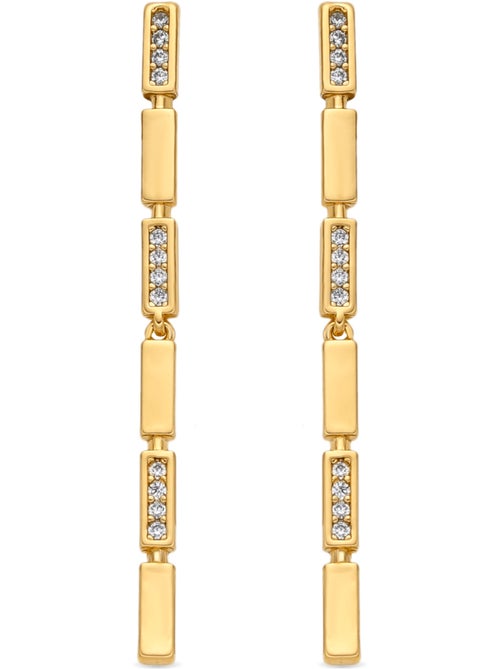 Boucles d'oreilles Luxenter et plaqué or 18k et zircon brillant - Viata - Kiabi Boucles d'oreilles Luxenter et plaqué or 18k et zircon brillant - Viata - Kiabi