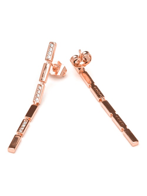 Boucles d'oreilles Luxenter et plaqué or 18k et zircon brillant - Viata - Kiabi Boucles d'oreilles Luxenter et plaqué or 18k et zircon brillant - Viata - Kiabi