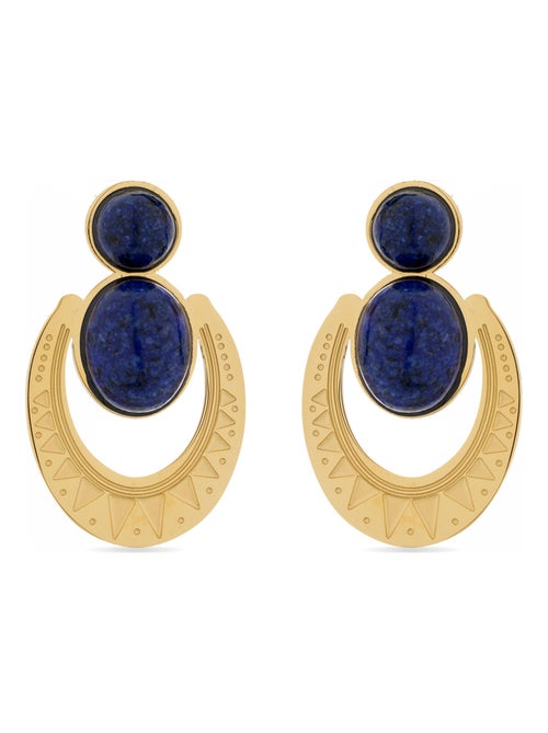 Boucles d'oreilles Luxenter Euwil finition or 18k - Kiabi