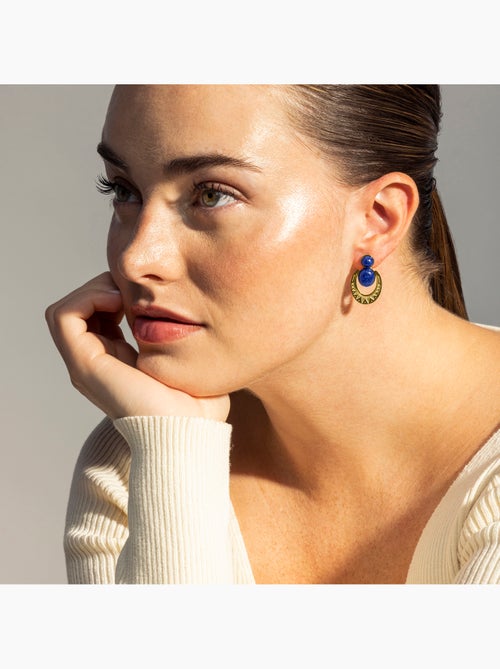 Boucles d'oreilles Luxenter Euwil finition or 18k - Kiabi
