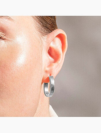 Boucles d'oreilles Luxenter finition argent - Firax