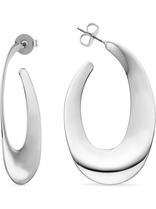 Boucles d'oreilles Luxenter finition argentée - Saifga - Kiabi