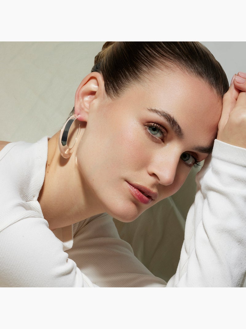 Boucles d'oreilles Luxenter finition argentée - Saifga Gris - Kiabi