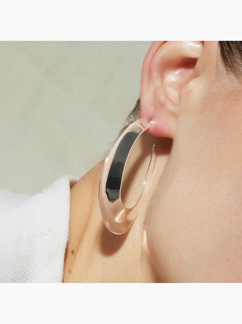 Boucles d'oreilles Luxenter finition argentée - Saifga Gris - Kiabi