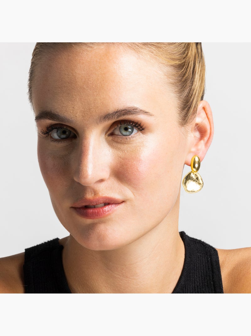 Boucles d'oreilles Luxenter finition or 18 carats - Ondex Doré/or - Kiabi