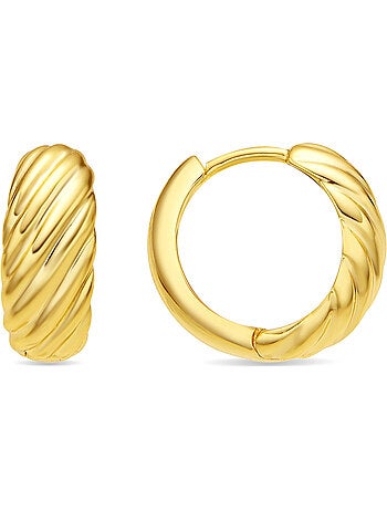 Boucles d'oreilles Luxenter finition or 18 carats - Usma