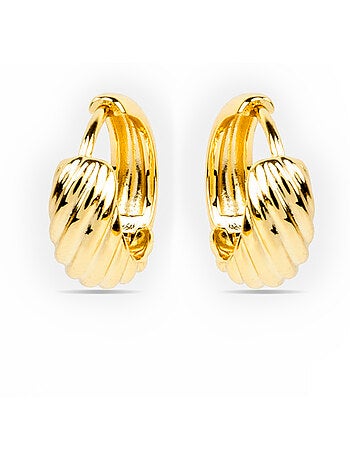 Boucles d'oreilles Luxenter finition or 18 carats - Usma