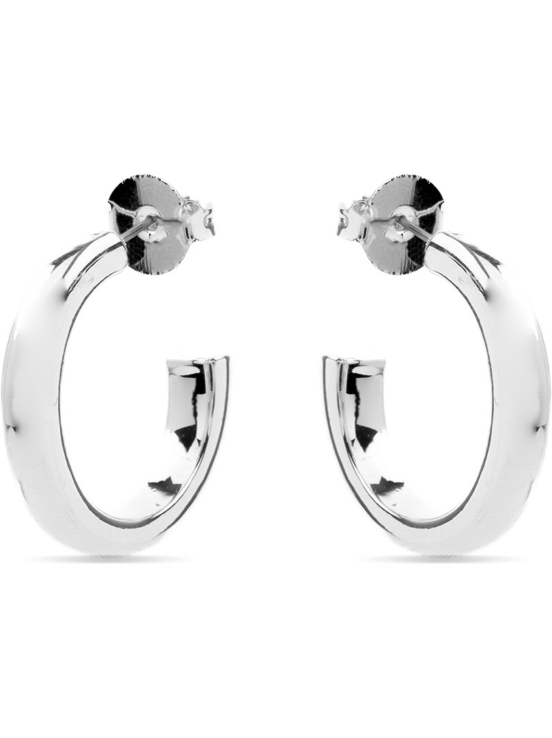 Boucles d'oreilles Luxenter finition rhodium - Difie Argent - Kiabi