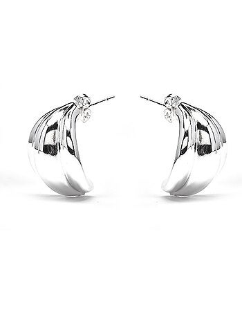 Boucles d'oreilles Luxenter finition rhodium - Macchi