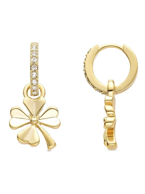 Boucles d'oreilles Luxenter Fleur finie en or - Kiabi
