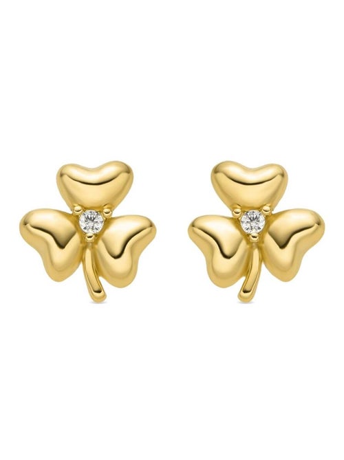 Boucles d'oreilles Luxenter Furne finition or 18k - Kiabi