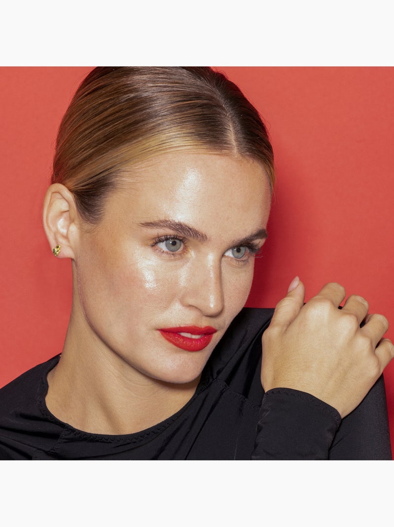 Boucles d'oreilles Luxenter Furne finition or 18k Blanc - Kiabi