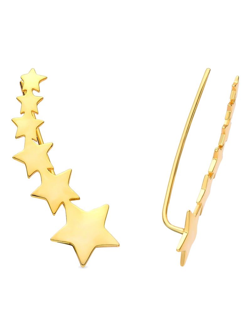 Boucles d'oreilles Luxenter Gatra avec finition dorée Doré/or - Kiabi