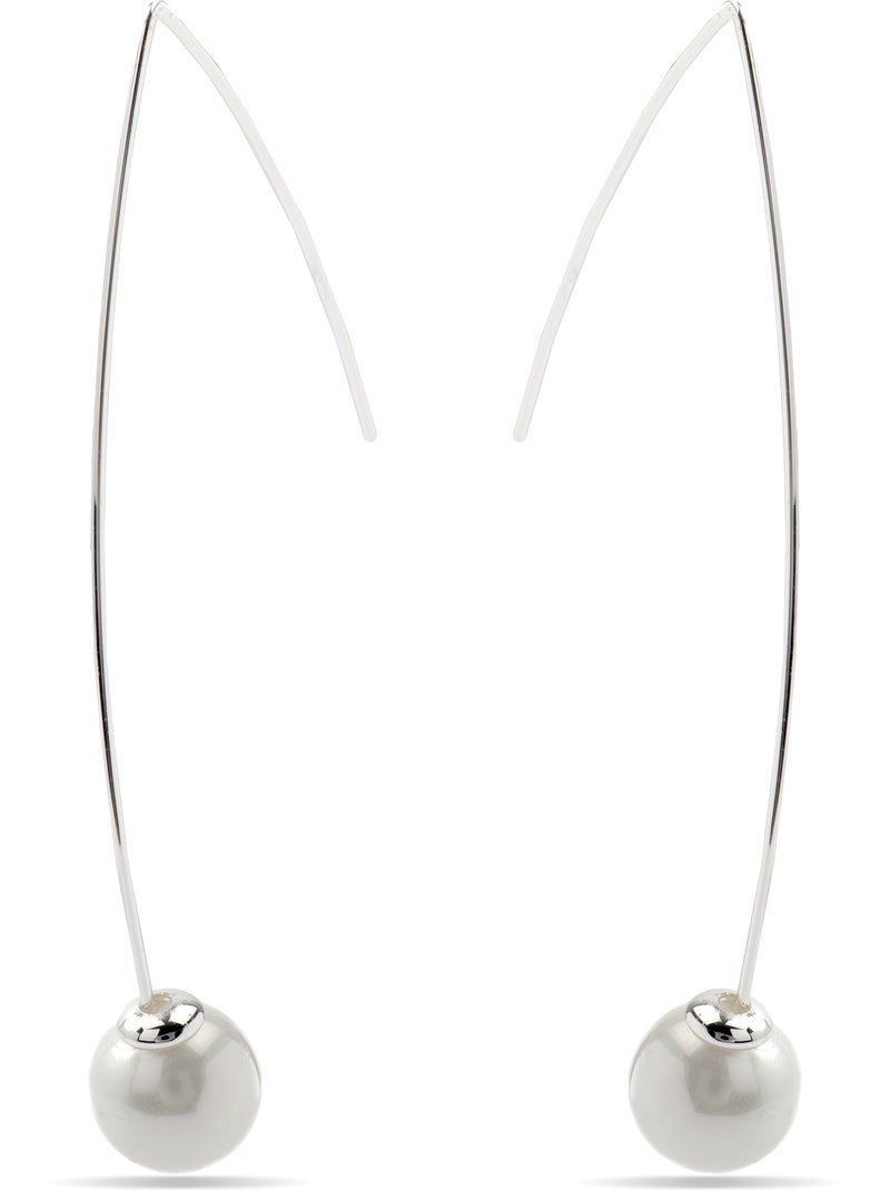 Boucles d'oreilles Luxenter Gesis en argent Blanc - Kiabi