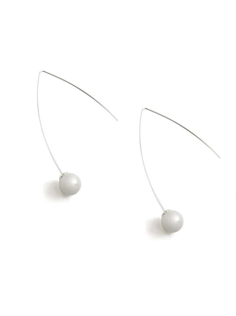 Boucles d'oreilles Luxenter Gesis en argent Blanc - Kiabi