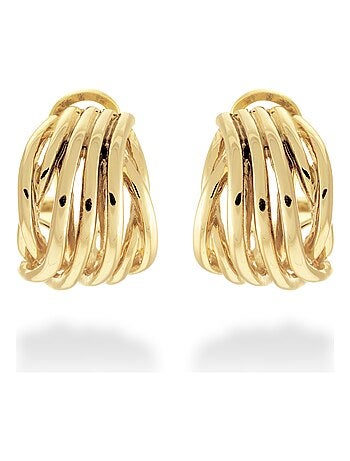 Boucles d'oreilles Luxenter Goga en or jaune 18 carats