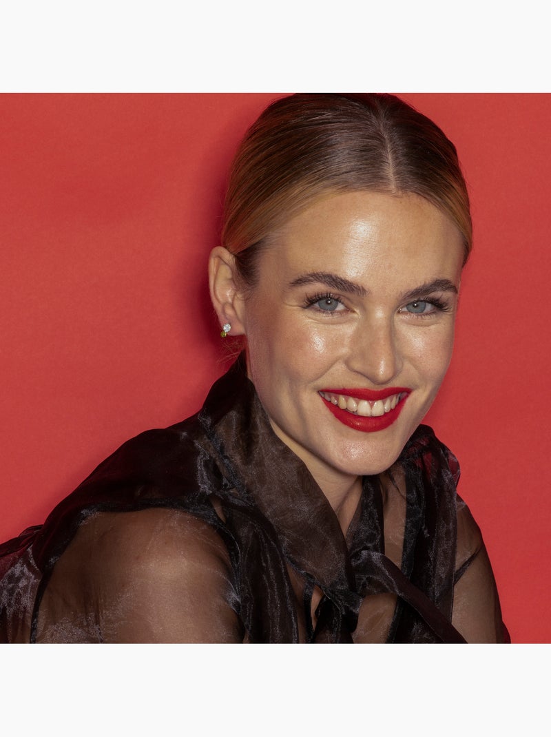 Boucles d'oreilles Luxenter Gudpe et plaqué or 18k Blanc - Kiabi