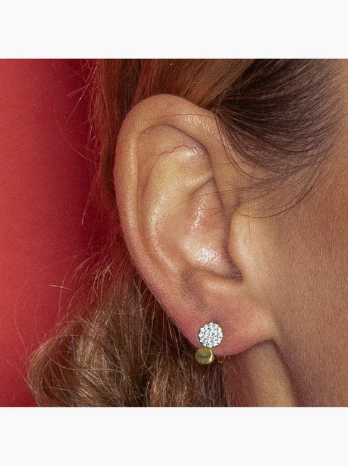 Boucles d'oreilles Luxenter Gudpe et plaqué or 18k - Kiabi