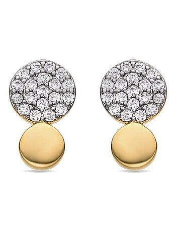 Boucles d'oreilles Luxenter Gudpe plaqué or 18 carats