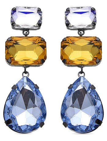 Boucles d'oreilles Luxenter Ifar et plaqué or 18k