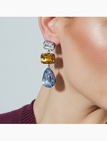 Boucles d'oreilles Luxenter Ifar et plaqué or 18k